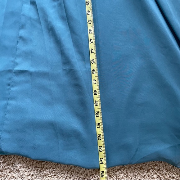 NWT Never worn Revelry Kennedy Chiffon convertible dress size 12 desert blue - Picture 9 of 14